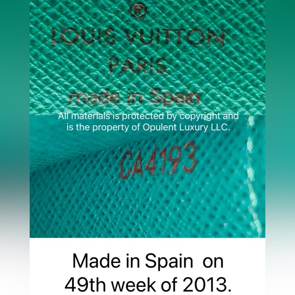 168 Louis Vuitton Monogram Emily Green Wallet - Picture 8 of 8